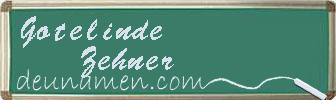 Gotelinde Zehner Visitenkarte